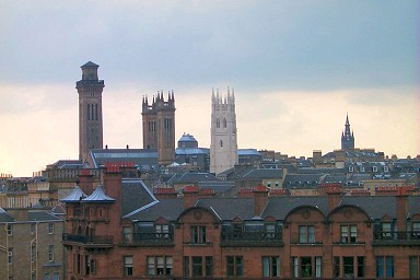 Picture of the view from Garnethill to the West End
