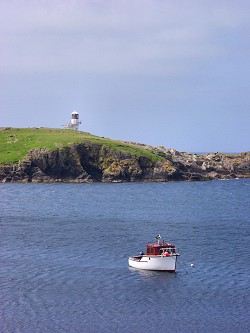 Picture of the view of Hamnavoe lighthouse