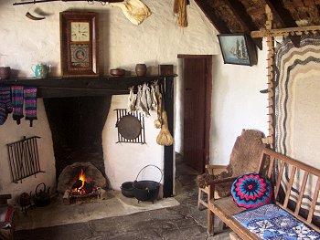 Picture of the interior of the croft house