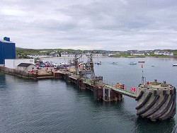 Picture of the ferry terminal in Port Ellen