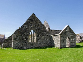 Picture of the priory on Oronsay