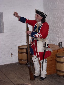 Picture of the Redcoat soldier