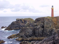 Picture of the lighthouse at the Butt of Lewis