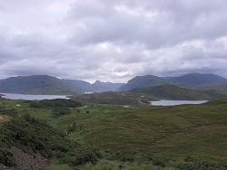 Picture of the highlands under a cloud cover