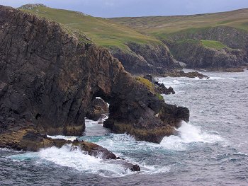 Picture of cliffs at Strathy Point