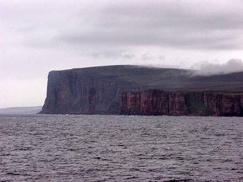 Picture of the Old Man of Hoy and the cliffs