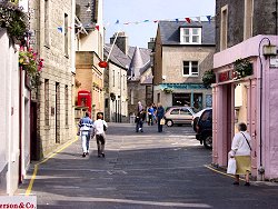 Picture of the pedestrian area in Lerwick